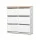 Artiss 3-Tier Shoe Rack Cabinet, White, 45 Pairs, 6 Flip-Out Drawers, Stylish Storage, Easy Assembly, 1-Year Warranty