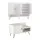 Artiss Shoe Cabinet Bench Set with Adjustable Shelves and 36-Pair Storage White