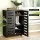 Artiss Shoe Rack Storage Cabinet 5-Tier Black, 20 Pairs, Engineered Wood, Adjustable Shelves, 86x60x33cm, Slatted Doors