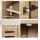 Artiss Alster 5-Tier Shoe Rack Cabinet for 20 Pairs - Pine/White, Adjustable Shelves, Ventilated Doors, 60x33.5x