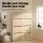 Artiss 160cm Shoe Rack Cabinet, 24-Pair Capacity, Adjustable Shelves, Pine Design, Durable Melamine Finish, White