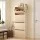 Artiss 160cm Shoe Rack Cabinet, 24-Pair Capacity, Adjustable Shelves, Pine Design, Durable Melamine Finish, White