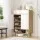 Artiss Pine & White Shoe Rack Cabinet for 20 Pairs, 5 Tiers, 2 Drawers, Soft-Close, Anti-Tip, 80x32x