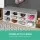 Artiss Shoe Rack Storage Cabinet Bench, Particle Board, White/Grey, 102x30x48cm, 10 Compartments, Cushioned Seat