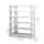 Artiss 6-Tier White Shoe Rack Cabinet for 30 Pairs, Eco-Friendly Particle Board, 75x30x96cm, Stylish & Durable Storage