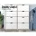 Artiss 4-Tier Shoe Rack Cabinet, White, Holds 60 Pairs - Durable Particle Board, Adjustable Shelves, Modern Design