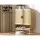 Artiss 5-Tier Rattan Shoe Rack Cabinet - Stylish Storage for 20 Pairs, Durable Particle Board, 80x35x98cm, Easy Assembly