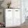 Artiss Shoe Rack Cabinet 30 Pairs White High Gloss Front, Adjustable Shelves, 80x33x100cm, Sturdy Particle Board