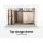 Artiss Shoe Rack Cabinet 24 Pairs White Luna, High Gloss Front, Adjustable Shelves, 3 Compartments, Top Drawer, 126cm