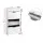 Artiss 2x Shoe Cabinet Organiser 3 Flip Drawer High Gloss White Slim 24cm Depth 2 Pack 62x24x126cm