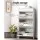 Artiss 2x Shoe Cabinet Organiser 3 Flip Drawer High Gloss White Slim 24cm Depth 2 Pack 62x24x126cm