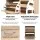 Artiss 3-Tier Shoe Rack Cabinet, 24 Pairs, Adjustable Shelves, Oak Finish, Compact Design, 63x29x86cm, Easy Assembly
