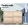 Artiss 3-Tier Shoe Rack Cabinet, 24 Pairs, Adjustable Shelves, Oak Finish, Compact Design, 63x29x86cm, Easy Assembly