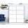 Artiss Shoe Rack Cabinet - White, 4 Doors, Holds 60 Pairs, Melamine Particle Board, Adjustable Shelves, 160cm Tall