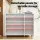 Artiss White Shoe Rack Cabinet: 5-Tier, 30 Pairs, Adjustable Shelves, Ventilated Doors, 114x33x97cm, Melamine Finish