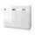 Artiss Lydia Shoe Rack Cabinet: 24-Pair Storage, Adjustable Shelves, High-Gloss Finish, White
