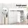Artiss Lydia Shoe Rack Cabinet: 24-Pair Storage, Adjustable Shelves, High-Gloss Finish, White