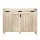 Artiss Adjustable Shoe Rack Cabinet - Pine Finish, Stores 26 Pairs, Stylish & Durable with Extra Storage