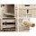 Artiss Adjustable Shoe Rack Cabinet - Pine Finish, Stores 26 Pairs, Stylish & Durable with Extra Storage