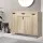 Artiss Adjustable Shoe Rack Cabinet - Pine Finish, Stores 26 Pairs, Stylish & Durable with Extra Storage