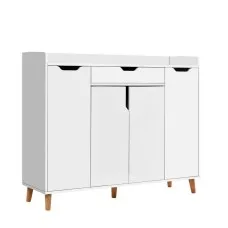 Artiss Adjustable White Shoe Rack Cabinet - Organise Up to 26 Pairs with Ease and Style, Premium Build