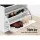 Artiss White Shoe Rack Cabinet Bench - 15 Pair Storage, PU Leather Seat, Adjustable Shelves, 120kg Capacity, 63x30x48cm