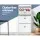Artiss 2-Piece Shoe Cabinet Storage Organiser with 3 Flip Drawers White