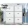 Artiss 2-Piece Shoe Cabinet Storage Organiser with 3 Flip Drawers White