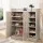 Artiss Shoe Rack Cabinet for 21 Pairs, Adjustable Shelves, Pine Clair, Silver Handles, 80x30x90cm, Contemporary Design