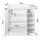 Artiss White Shoe Rack Cabinet, Adjustable Shelves, Stores 21 Pairs, Contemporary Design, 80x30x90cm, 1-Year Warranty