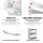 Artiss White Iris Shoe Rack Cabinet - Adjustable Shelves, 24 Pairs Capacity, 63x29x84cm, Stylish and Contemporary Design