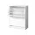 Artiss 2-Drawer Shoe Cabinet Storage Organiser for 18 Pairs White with Adjustable Shelves 63 x 29 x 84cm
