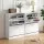 Artiss 2-Drawer Shoe Cabinet Storage Organiser for 18 Pairs White with Adjustable Shelves 63 x 29 x 84cm