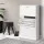Artiss Shoe Rack Cabinet - 36 Pairs, Adjustable Shelves, Stylish Design, White Particle Board, 63x30x120cm, Easy Assembly