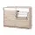 Artiss Shoe Rack Cabinet - White, Pine, Adjustable Shelves, Holds 36 Pairs, 4 Compartments, 2 Drawers, 119.5cm x