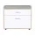 Artiss White Shoe Rack Cabinet Bench - 8 Pair Capacity, Adjustable Shelves, Particle Board, 60x34x50cm, Easy Assembly