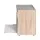 Artiss White Shoe Rack Cabinet Bench - 8 Pair Capacity, Adjustable Shelves, Particle Board, 60x34x50cm, Easy Assembly