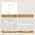 Artiss Over Door Shoe Organiser 2 Pack 24 Pockets 6-Tier White