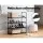 Artiss DIY Shoe Rack Cabinet, Stackable 4-Tier, 12 Pairs, Black, Metal Frame, Tool-Free Assembly, 55x28x73cm, Non