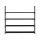 Artiss 4-Tier Shoe Rack – Stackable, Black Metal, Holds 16 Pairs, 80cm Wide, Tool-Free Assembly, Sturdy & Durable Design