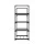 Artiss 4-Tier Shoe Rack – Stackable, Black Metal, Holds 16 Pairs, 80cm Wide, Tool-Free Assembly, Sturdy & Durable Design