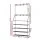 Artiss Shoe Rack Hall Tree, Metal, 176x29x80cm, Black - 3-in-1 Organiser for 16 Pairs, Coats & Accessories