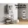 Artiss Shoe Rack Hall Tree, Metal, 176x29x80cm, Black - 3-in-1 Organiser for 16 Pairs, Coats & Accessories
