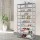 Artiss Stackable 10-Tier Shoe Rack Cabinet, Grey - Holds 50 Pairs, Metal Frame, 85x26x160cm, Easy Assembly, 1-Year