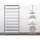 Artiss Stackable 10-Tier Shoe Rack Cabinet, Grey - Holds 50 Pairs, Metal Frame, 85x26x160cm, Easy Assembly, 1-Year