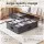 Artiss Under Bed Shoe Storage Organiser 12 Pairs 2 Pack Grey