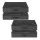 Artiss Under Bed Shoe Storage Organisers Set of 4 Grey 12 Pairs