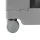 ArtissIn Storage Trolley Bedside Table, PP Material, Grey, 41x43.5x73.5cm, 5-Tier Boby Replica with Wheels,
