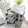 ArtissIn Storage Trolley Bedside Table, PP Material, Grey, 41x43.5x73.5cm, 5-Tier Boby Replica with Wheels,