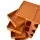 ArtissIn Storage Trolley Bedside Table, PP Material, Orange, 41x43.5x73.5cm, 5-Tier Boby Replica with Wheels